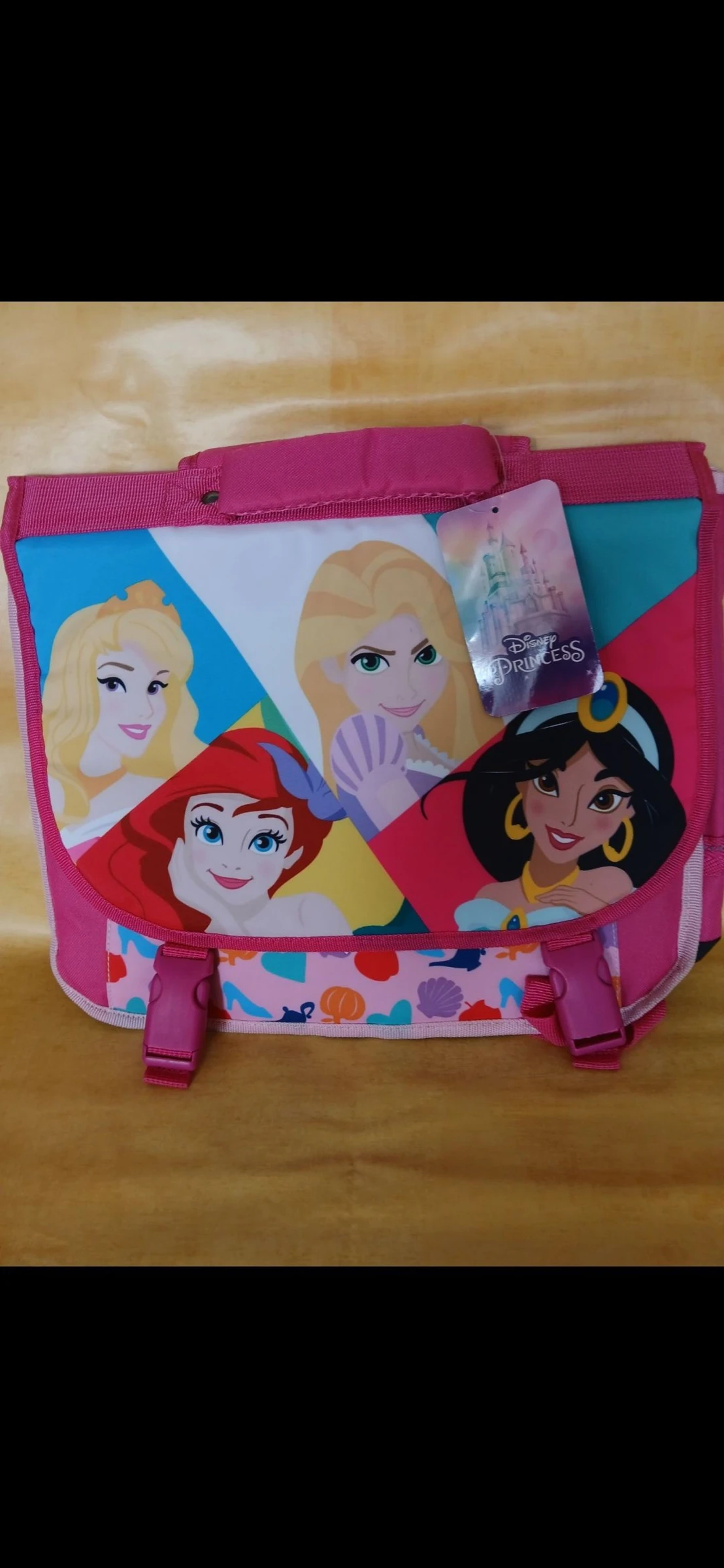 Cartable fille Princesse Disney 38×14×34cm